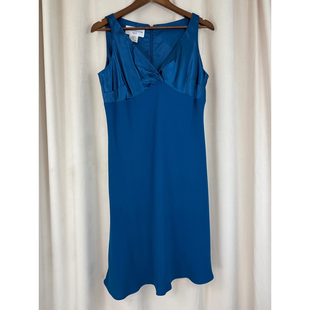 Evan Picone Teal Sleeveless Empire Waist Dress – Size 14 Petite (NWT)